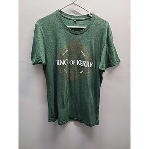 Ring of Kerry Ireland T-Shirt Med St Patricks Day Green Crew Neck Short Sleeve